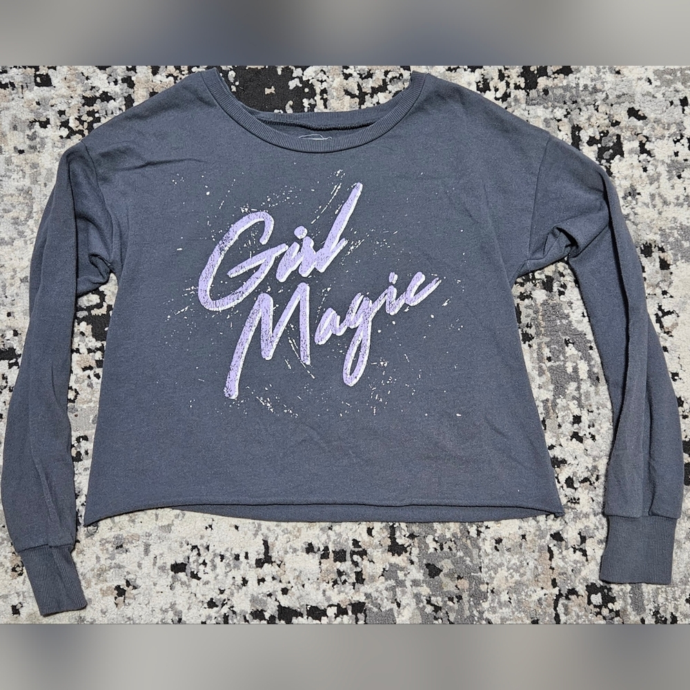 Girl Magic Grayson Threads Sweater - Vintage Distressed 80s Vibe - Women's Small